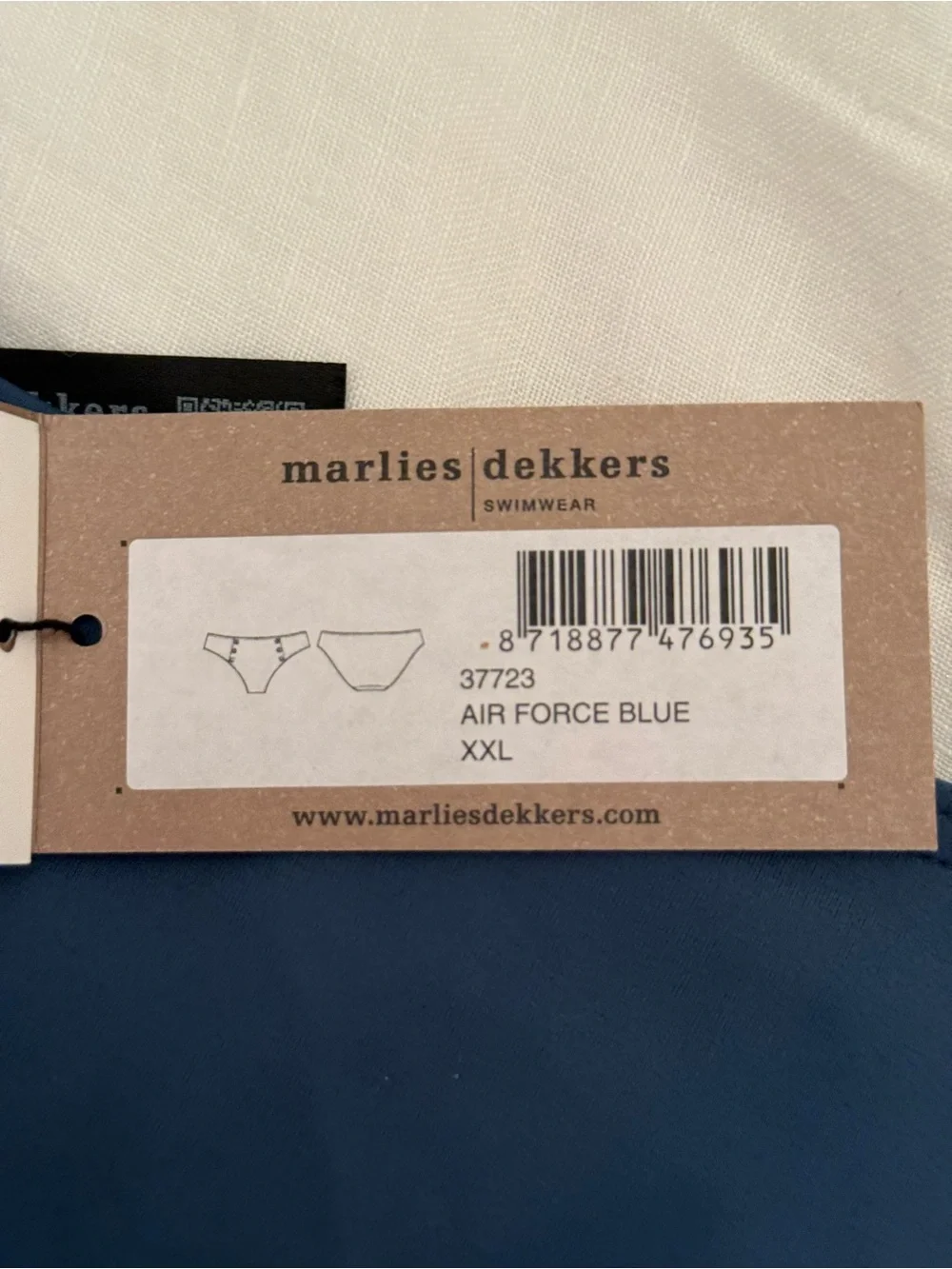 Marlies Dekkers Swimwear Air Force Blue Bikini Set
